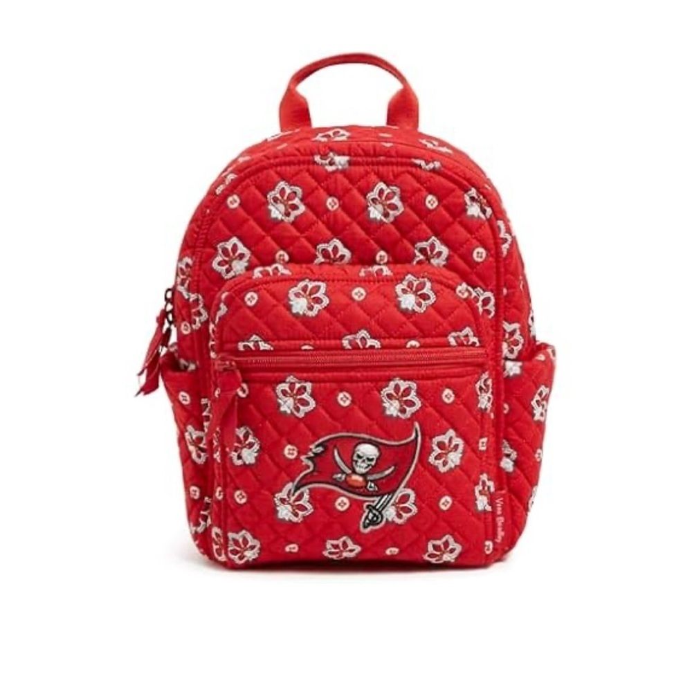 Vera Bradley NFL Tampa Bay Buccaneers Backpack Red/Black Bandana- NWT